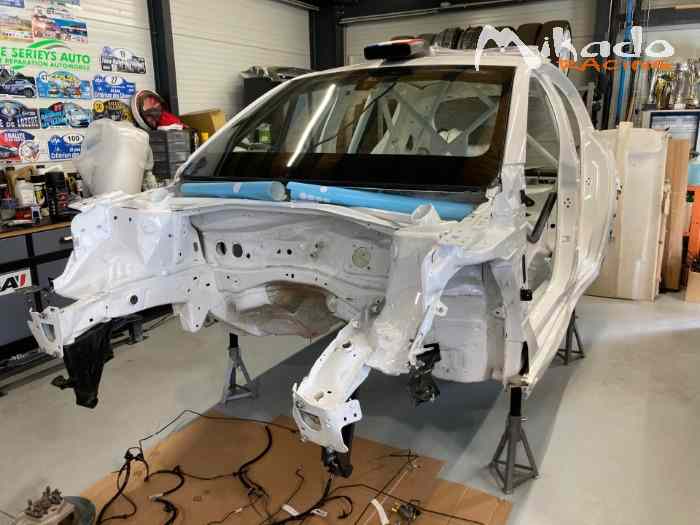 COQUE ACCIDENTÉE 208 RALLY4 DE 2025 AV...