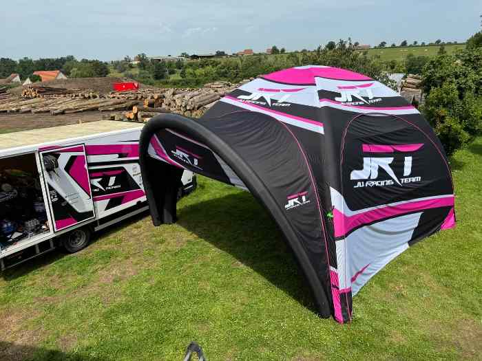 Tente gonflable 6x6 2