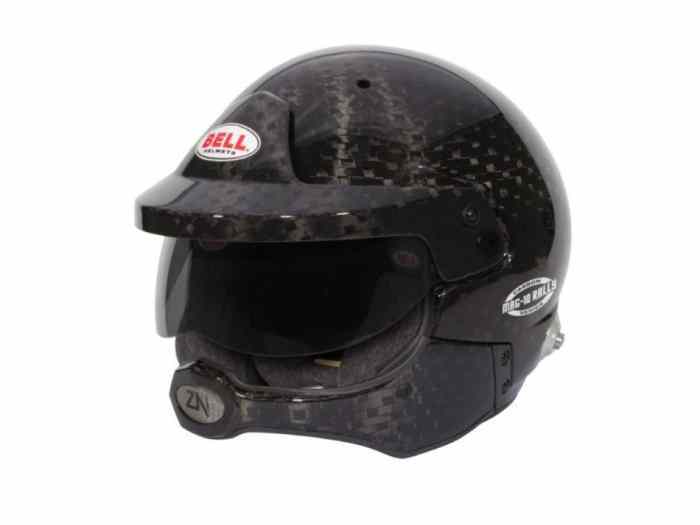 Casque Jet FIA BELL MAG-10 Rally Carbo...