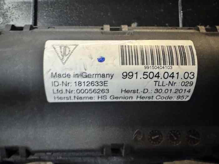 Becquet de coffre Porsche 991 4