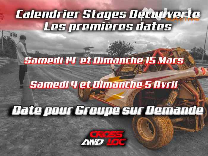 Promotions stage de pilotage Kartcross 1