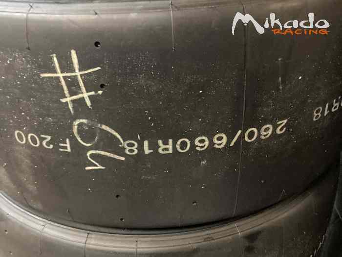 Pneus slicks neufs Hankook 260/66X18 T...