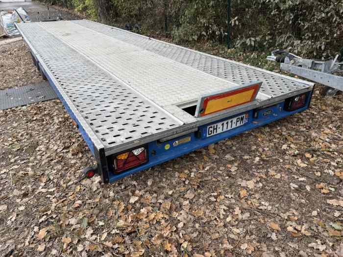 Remorque Porte voiture TA-NO 3 essieux 10m de long 2