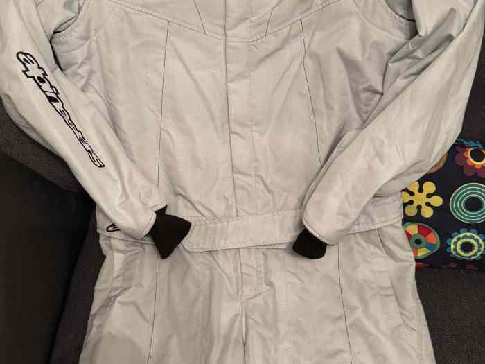 COMBINAISON PILOTAGE ALPINESTARS STRATOS GRIS ARGENT 0