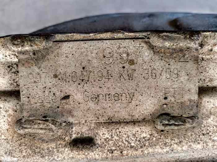 Porsche 997.2 GT3 silencieux échappement 1