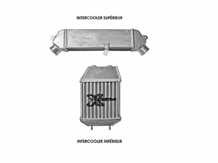 Kit 2 intercoolers aluminium Renault R21 2.0 Turbo