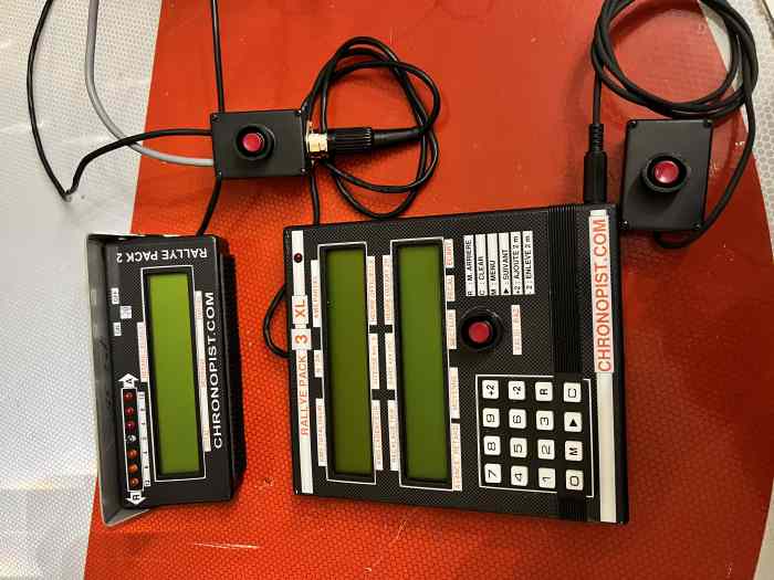 Tripmaster cadenceur Chronopist RALLYE PACK3 XL Rallye de régularité VHRS/VMRS 1