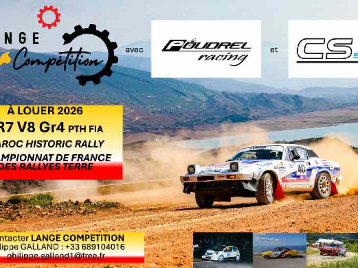 ENFIN UNE TR7 V8 Gr4 A LOUER en VHC Te...