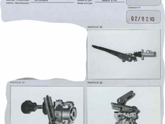 Recherche frein à main Saxo Challenge 1