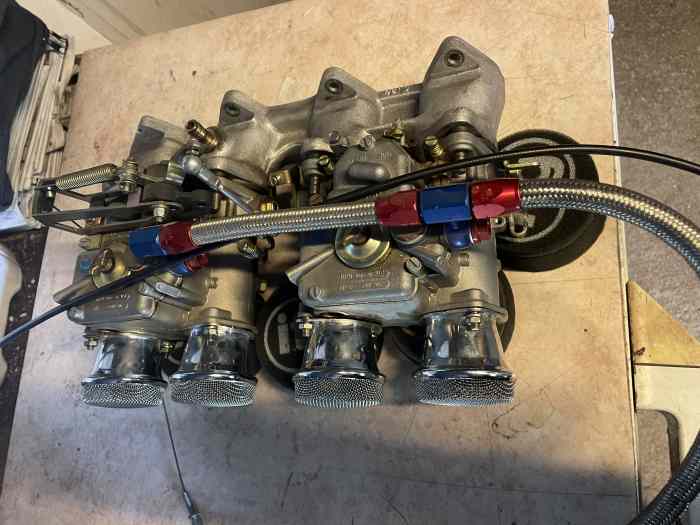 ENSEMBLE CARBURATEURS WEBER 40 DCOE 4