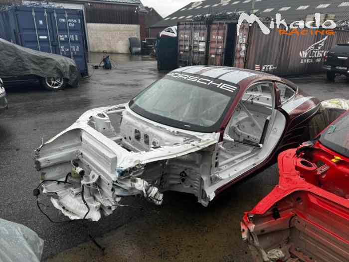 Caisse 100% nue Porsche® 991 GT3 Cup 2
