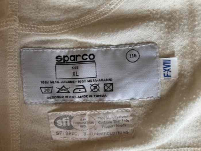 T-shirt ignifuge SPARCO homologué 2