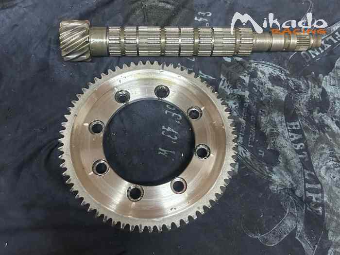 Couple court 13x64 - 8 trous - 5eme clipsee