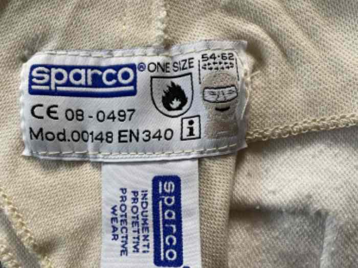 Cagoule ignifuge SPARCO homologué 2