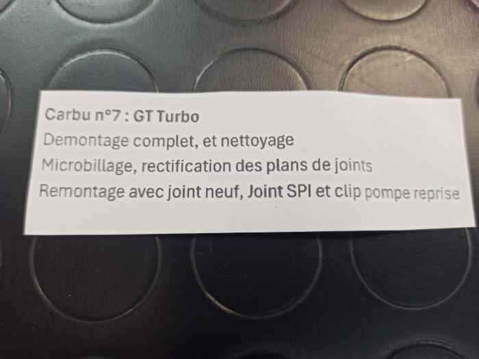 Carburateur R5 gt turbo 1