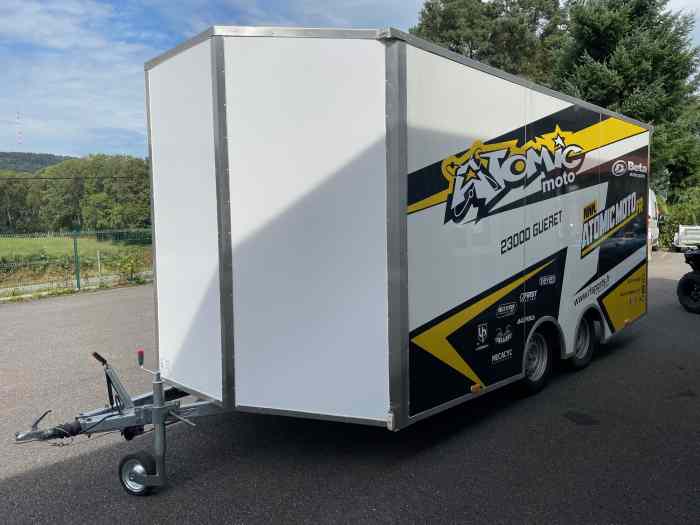 REMORQUE DOUBLE ESSIEU GRAND VOLUME 3