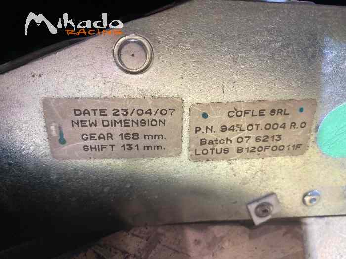 commande boite meca lotus 2zz c64