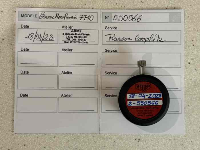 HEUER Chronomètre 3