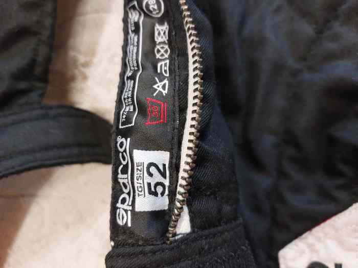 Combinaison Sparco taille 52 1