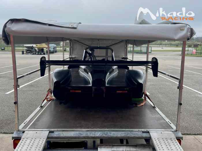 Remorque porte voiture fermée DELBERG 4