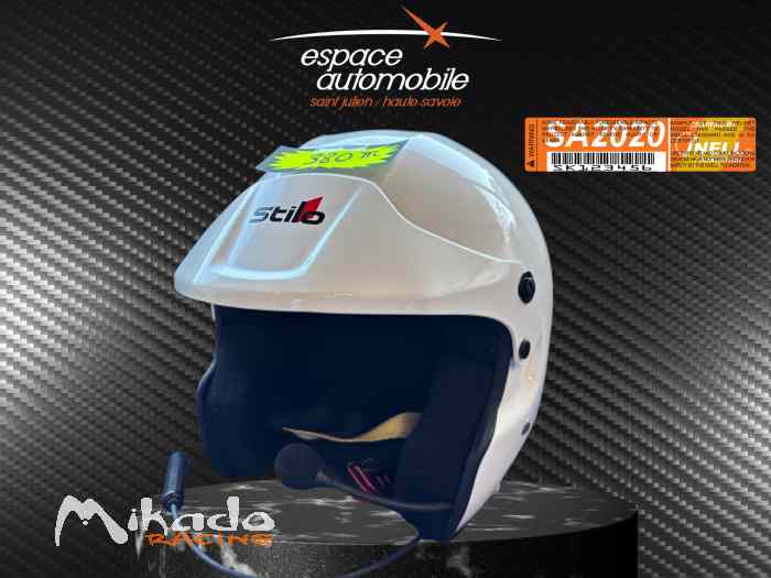 Casque Jet STILO SPORT PLUS FIA 8859 2015 SA2020 Hans Taille 61