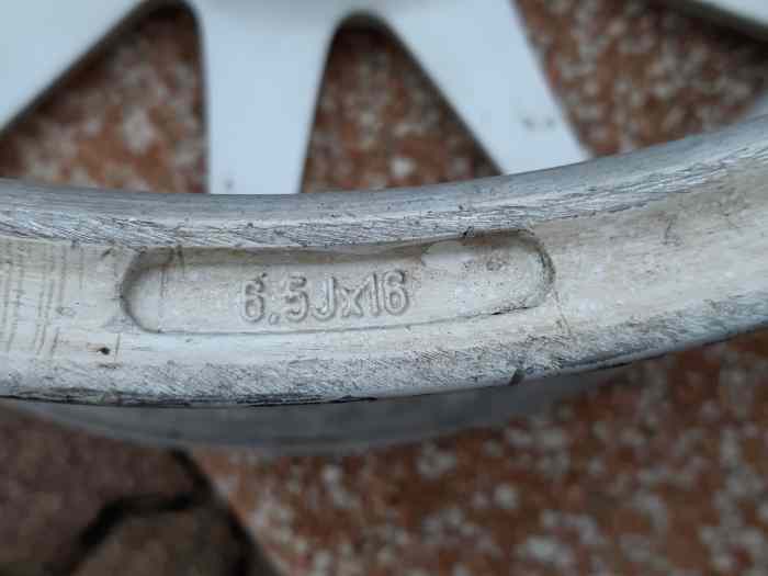 1 Jante Speedline Turini blanche type 2120 208 R2 6,5Jx16 ET25 (4x108) 2