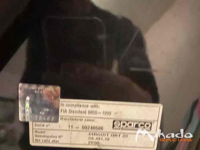 Baquet sparco taille xl 1