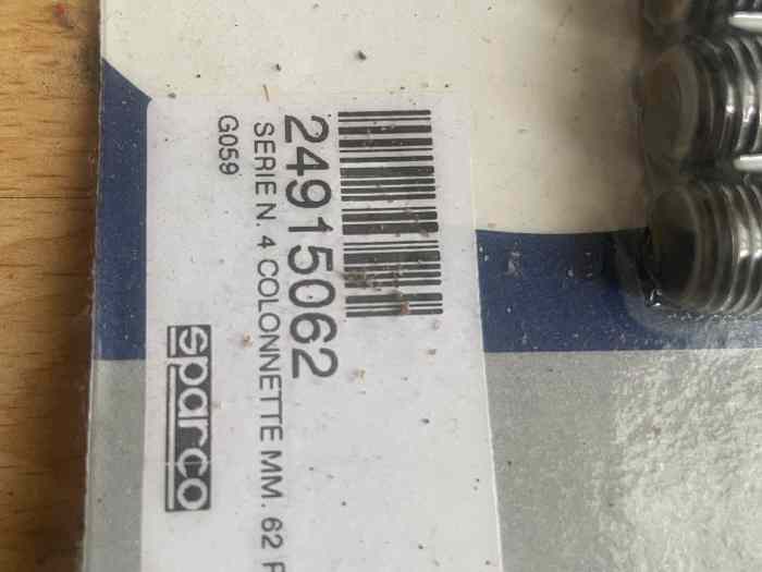 Ensemble de 16 Goujon de roue L 62mm 2