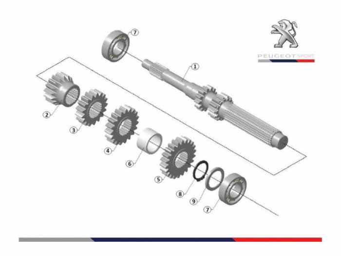 Toutes pièces de boites 208 R2
