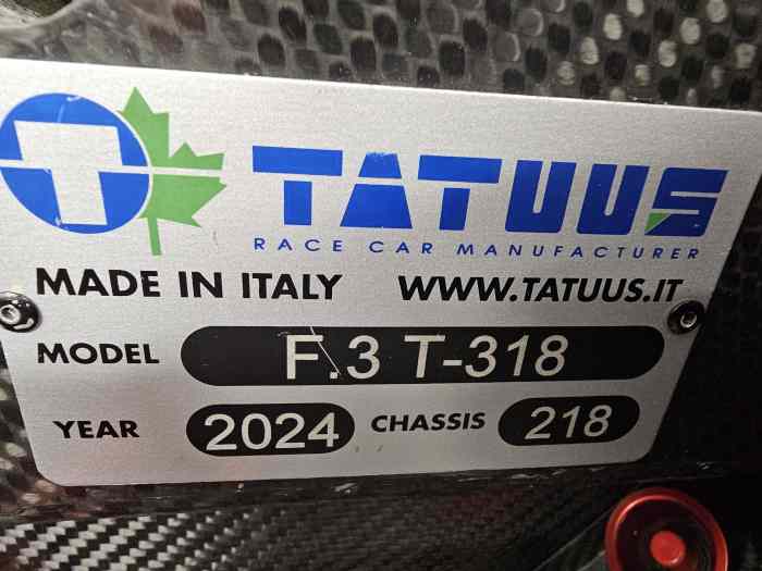 F3R Tatuus T318 (FRECA) - From R-ace GP - Chassis #218 2