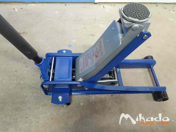 Cric hydraulique rouleur - levage 3T / 75-505 mm 2