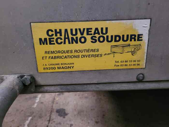 REMORQUE DOUBLE ESSIEUX 5