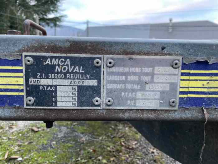 Remorque double essieu 4