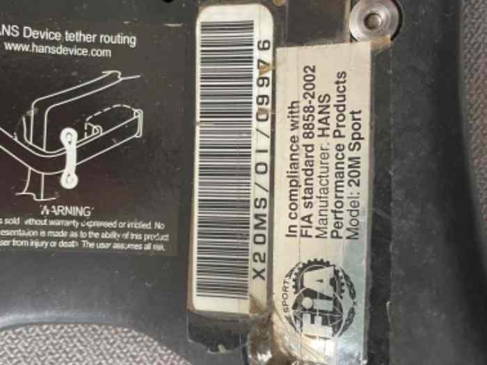 Vend Hans homologué 3