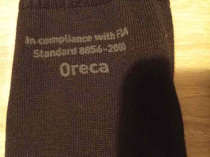 Sous vêtement chaussettes ignifugés rallye Oreca 1