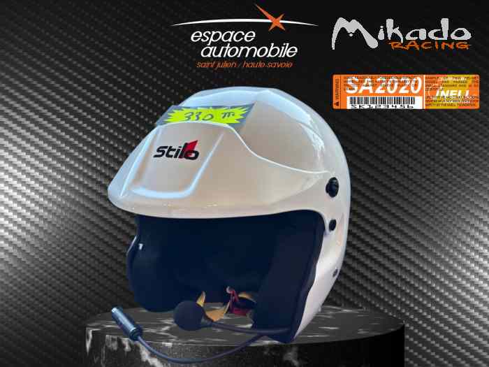 Casque Jet STILO SPORT PLUS FIA 8859 2015 SA2020 Hans Taille 61