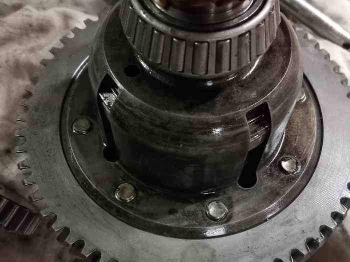 Pignonnerie courte pts avec autobloquant pour boîte 2