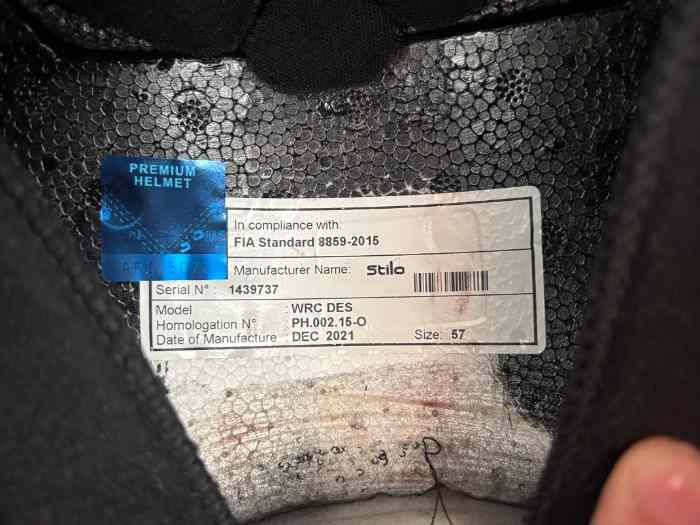 Casque Stilo WRC DES Taille 57 5