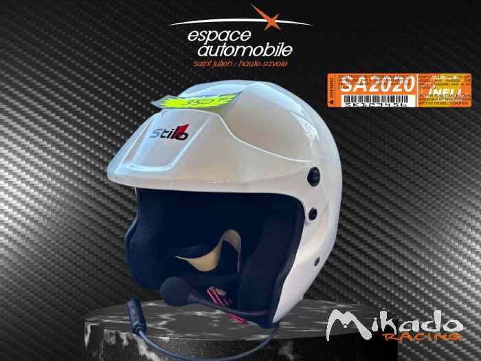 Casque Jet STILO SPORT PLUS FIA 8859 2015 SA2020 Hans Taille 61