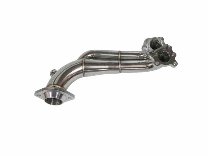 Code - promo - Down pipe bitube inox pour Renault R5 GT Turbo et Renault R11 Turbo GRA