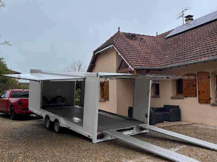 Remorque porte voiture fermée VERENE SRT 580 GT XL 2