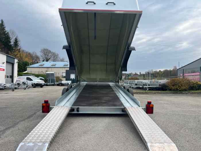 Remorque porte voiture fermée - neuve - en stock 1