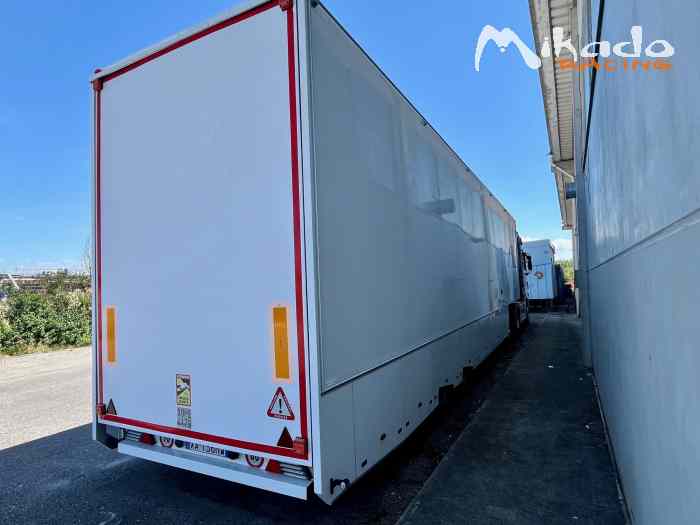 Semirimorchio Racing ASTACAR Z1 2021 4 Voitures plus Living + Mercedes Actros 1860 Euro5 – photo 5 sur 6