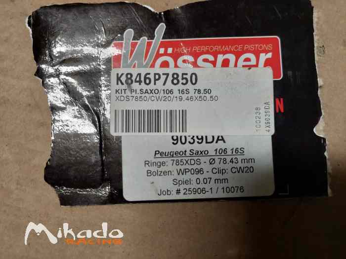 3 Pistons + 3 bielles WÖSSNER 106 / Saxo TU5JP4 2