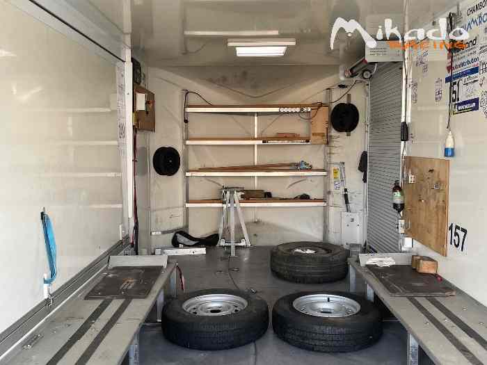 Remorque porte voiture fermée verene 5