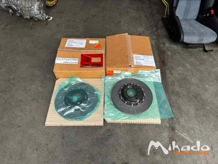 Paire de disques de freins ceramique neufs Porsche 997 0