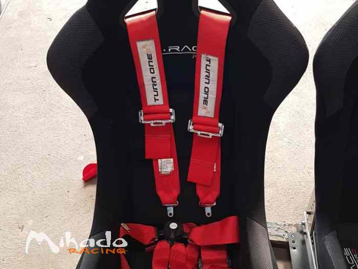 2 BAQUETS GP RACE ET HARNAIS 6 POINTS 1