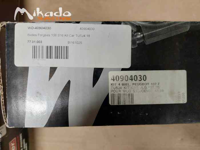 3 Pistons + 3 bielles WÖSSNER 106 / Saxo TU5JP4 3
