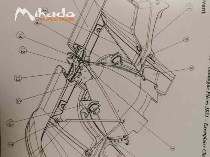 Recherche Lame avant Ligier JS51