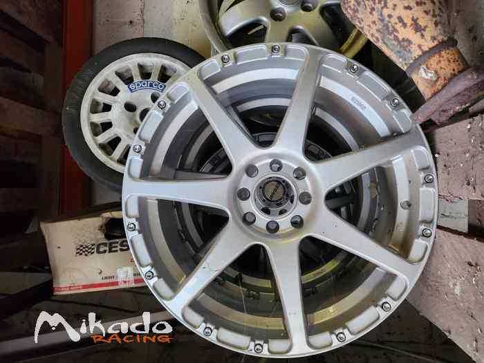 5 Jantes alu Cesam Sport Machspeed 17p neuves ( FIAT / PEUGEOT / CITROEN / FORD ) 0